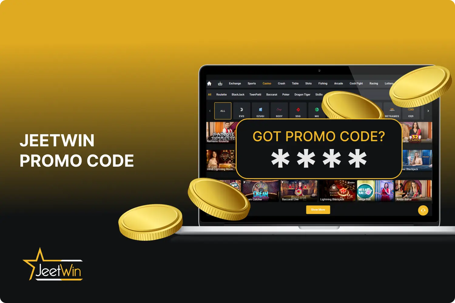 New Jeetwin users from India get nice bonuses with promo code