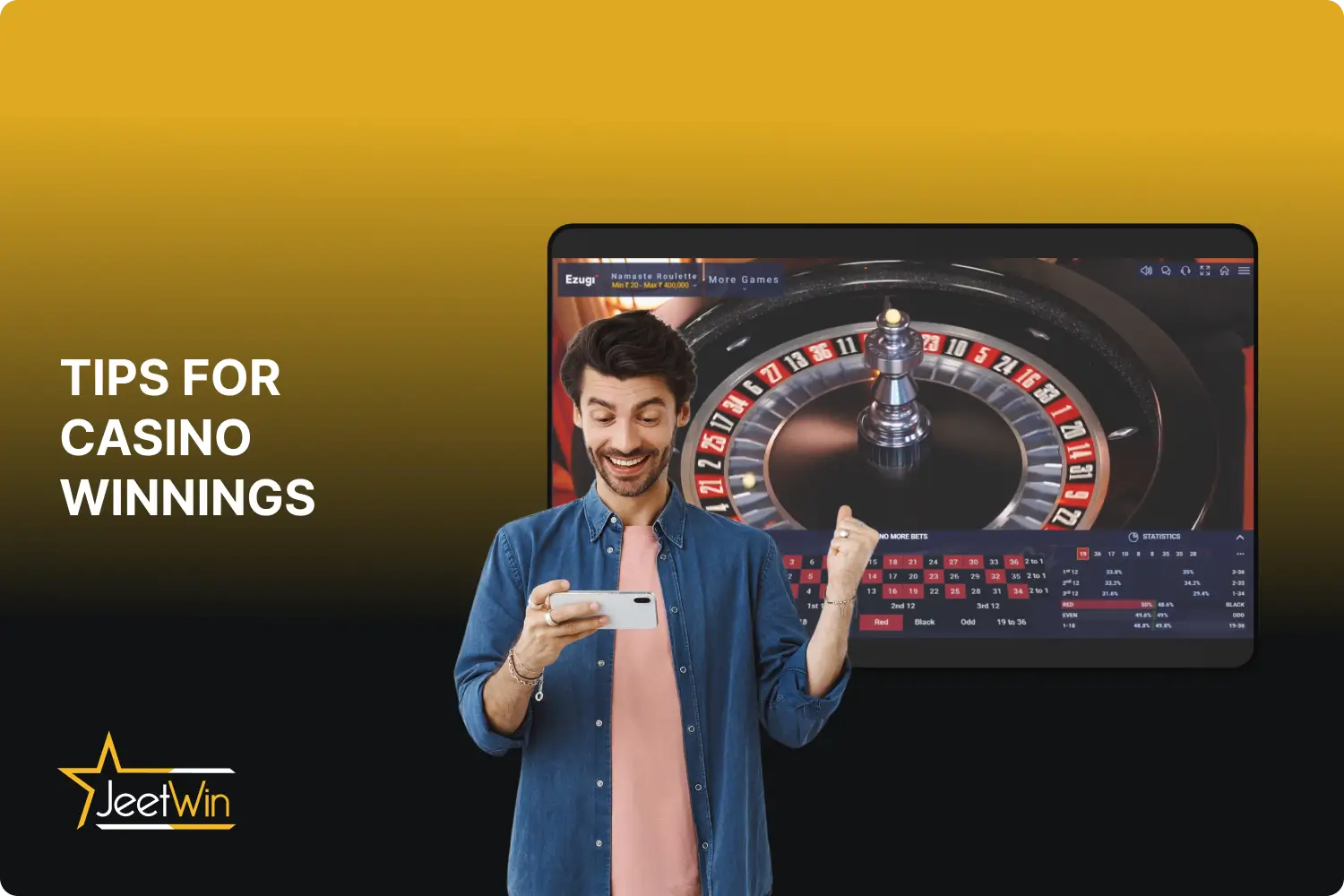Jeetwin Casino offers some tips for winning that may be useful for players from India