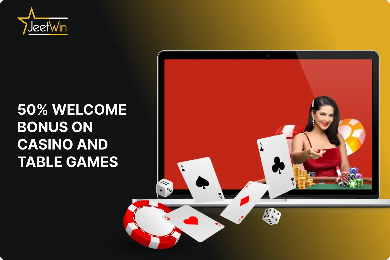 भारत के खिलाड़ी जीतविन ऑनलाइन कैसीनो में कैसीनो और टेबल गेम पर स्वागत बोनस प्राप्त कर सकते हैं